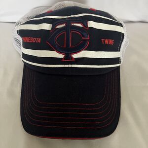 Minnesota Twins Baseball MelonWear Hat Cap Mens Blue White Mesh Adjustable Size